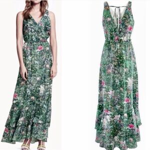 H&M Tropical Floral Maxi Dress